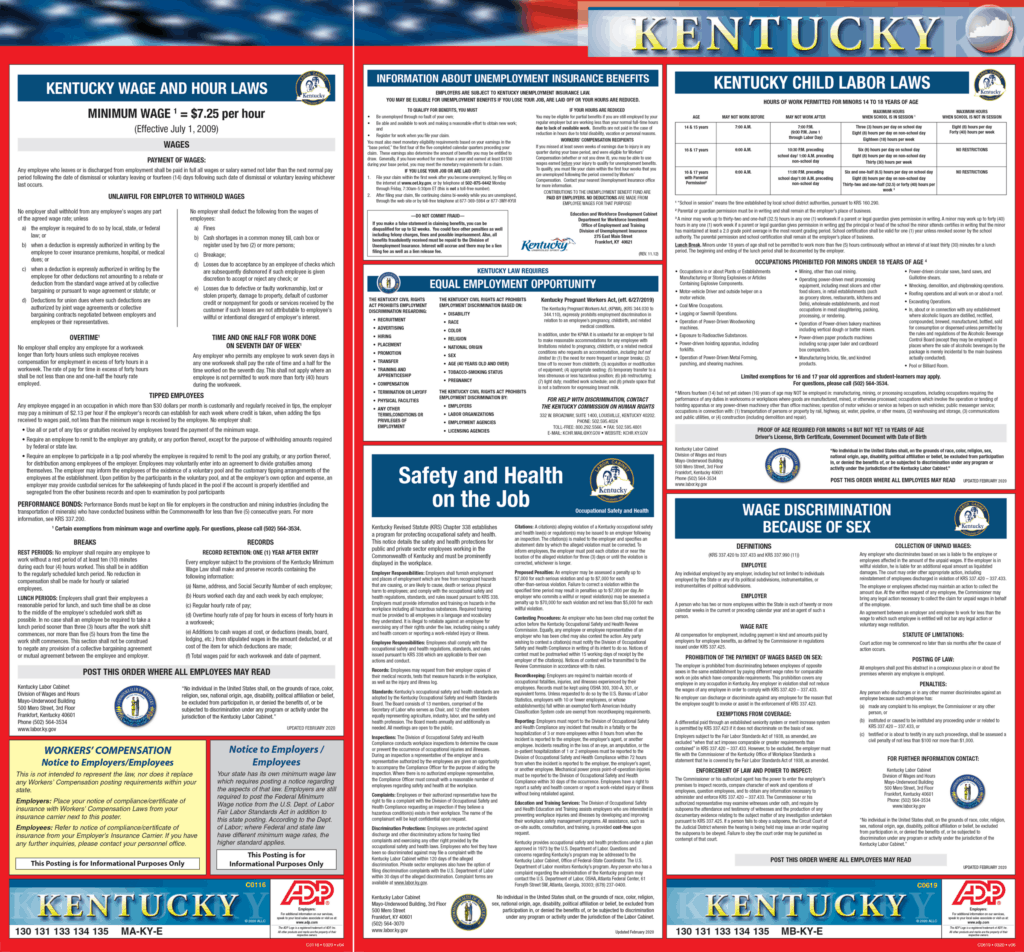 Kentucky – Run Labor Law Posters